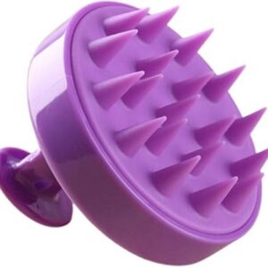 scalp massager shampoo brush soft silicone bristles head massager hair scrub brush for wet and dry h 31.99